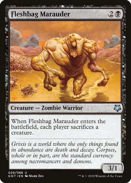 Maraudeur sacpeau, carte Magic GNT 29 — extension Game Night