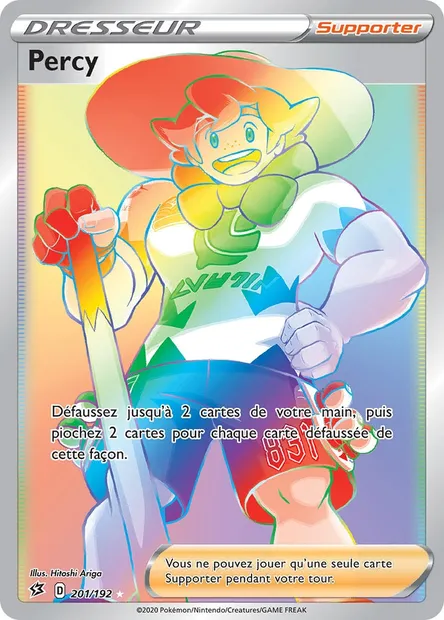 Percy, carte Pokémon RCL 201 — extension Clash des Rebelles