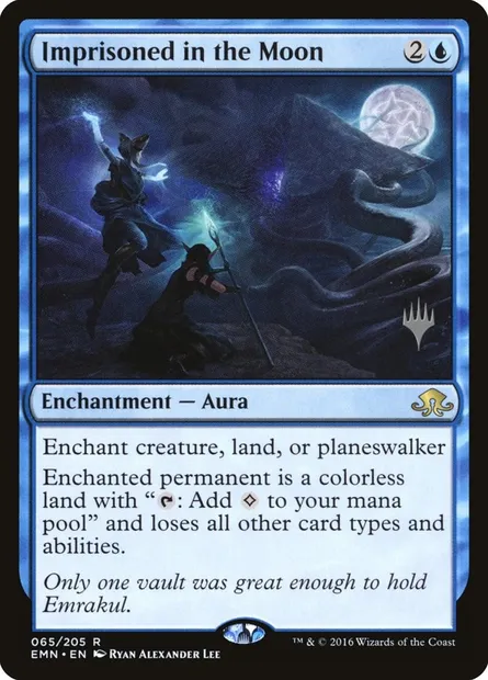 Imprisoned in the Moon, Magic card PEMN 65p — Eldritch Moon Promos set