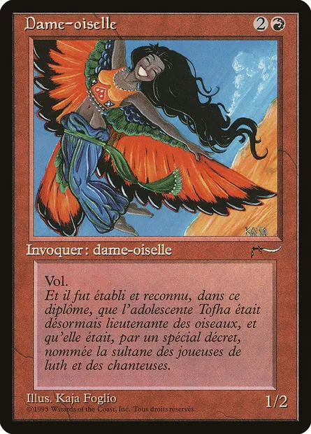 Bird Maiden, Magic card REN 74 — Renaissance set