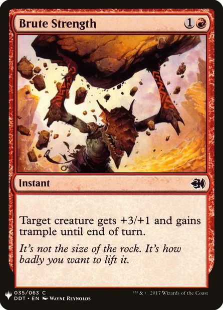 Brute Strength, Magic card PLST DDT-35 — The List set