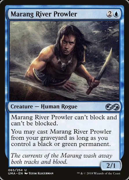 Marang River Prowler, Magic card UMA 65 — Ultimate Masters set