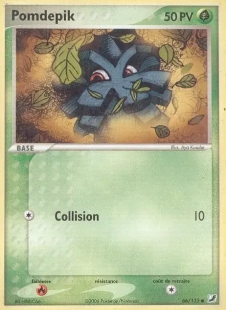 Pomdepik, carte Pokémon UF 66 — extension EX Forces Cachées