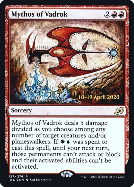 Mythos of Vadrok, Magic card PIKO 127s — Ikoria: Lair of Behemoths Promos set
