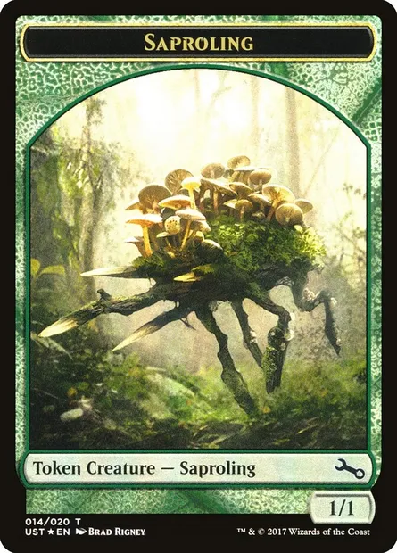 Saproling // Saproling, Magic card TUST 14 — Unstable Tokens set