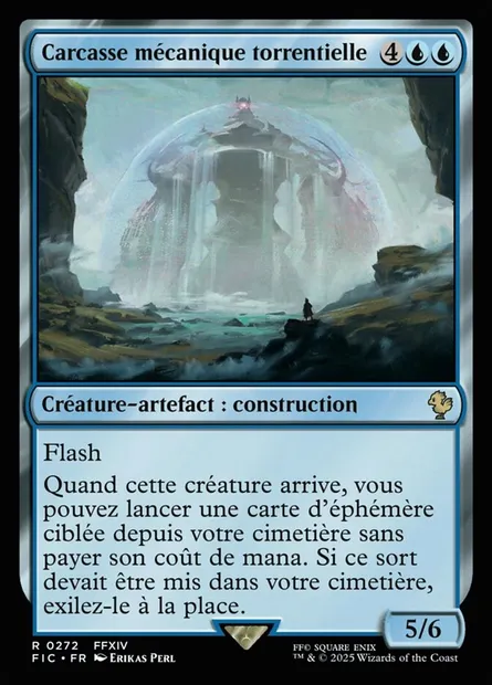 Carcasse mécanique torrentielle, carte Magic FIC 272 — extension Final Fantasy Commander