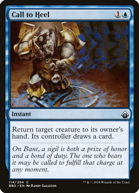 Call to Heel, Magic card BBD 114 — Battlebond set