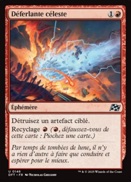 Déferlante céleste, carte Magic DFT 146 — extension Aetherdrift