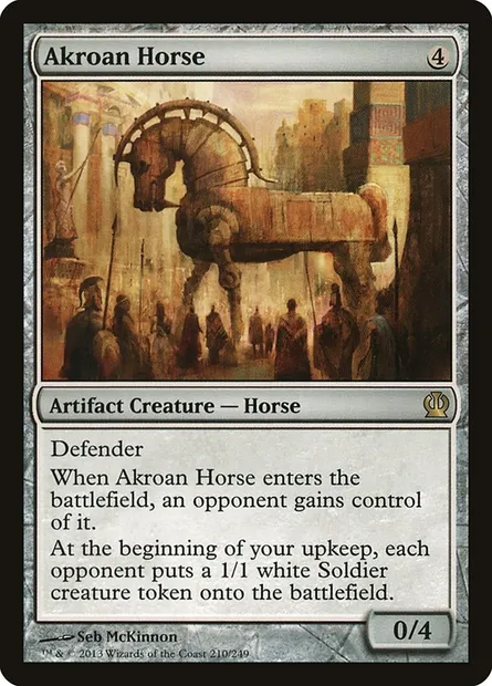Akroan Horse, Magic card THS 210 — Theros set