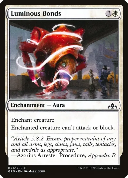 Luminous Bonds, Magic card GRN 21 — Guilds of Ravnica set