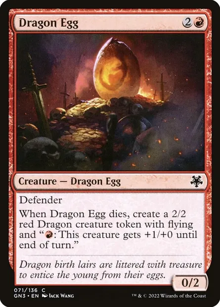 Dragon Egg, Magic card GN3 71 — Game Night: Free-for-All set