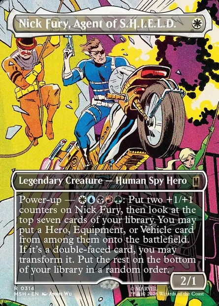 Nick Fury, Agent of S.H.I.E.L.D., Magic card MSH 314 — Marvel Super Heroes set