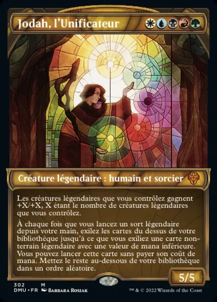 Jodah, l'Unificateur, carte Magic DMU 302 — extension Dominaria Uni