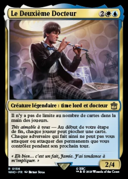 Le Deuxième Docteur, carte Magic WHO 156 — extension Doctor Who