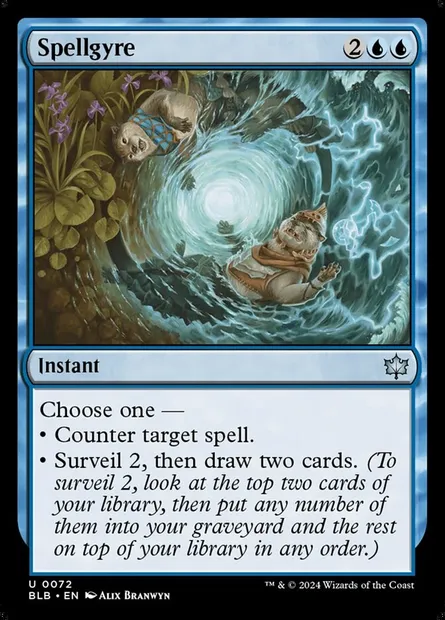 Spellgyre, Magic card BLB 72 — Bloomburrow set
