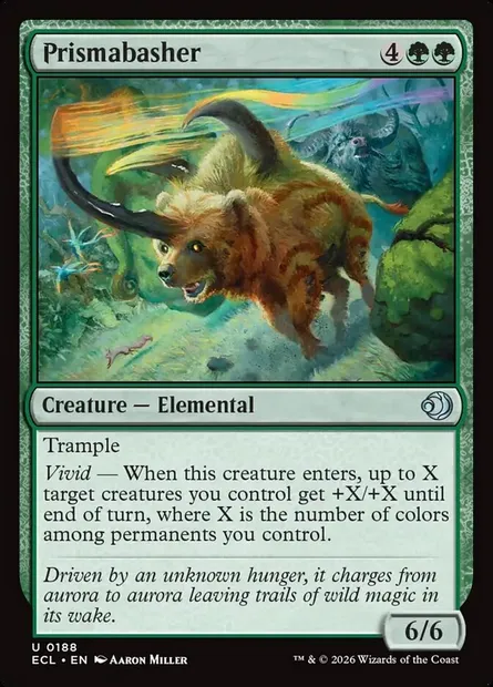 Prismabasher, Magic card ECL 188 — Lorwyn Eclipsed set