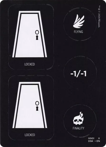 Punchcard // Punchcard, Magic card TDSK 19 — Duskmourn: House of Horror Tokens set