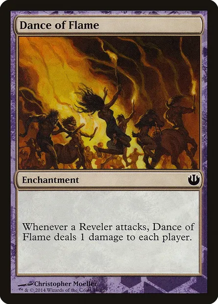 Dance of Flame, carte Magic TDAG 14 — extension Defeat a God