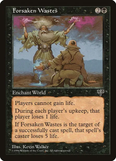Forsaken Wastes, Magic card MIR 125 — Mirage set