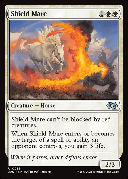 Shield Mare, Magic card J25 253 — Foundations Jumpstart set