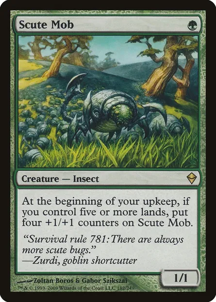 Scute Mob, Magic card ZEN 182 — Zendikar set
