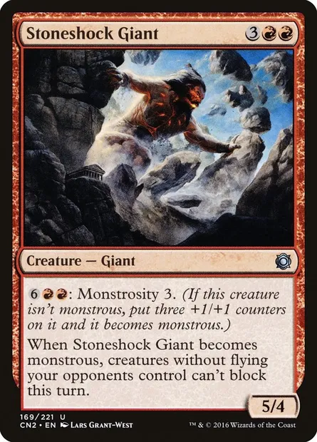 Géant lithochoc, carte Magic CN2 169 — extension Conspiracy: Take the Crown