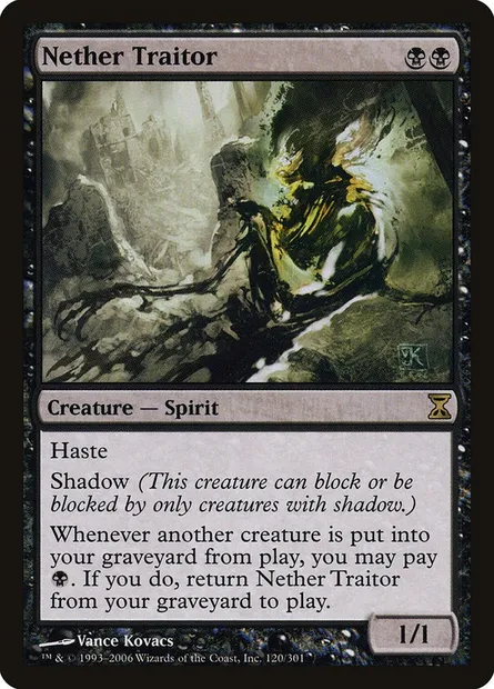 Nether Traitor, Magic card TSP 120 — Time Spiral set