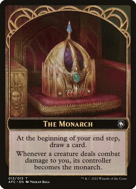 The Monarch, Magic card TAFC 13 — Forgotten Realms Commander Tokens set