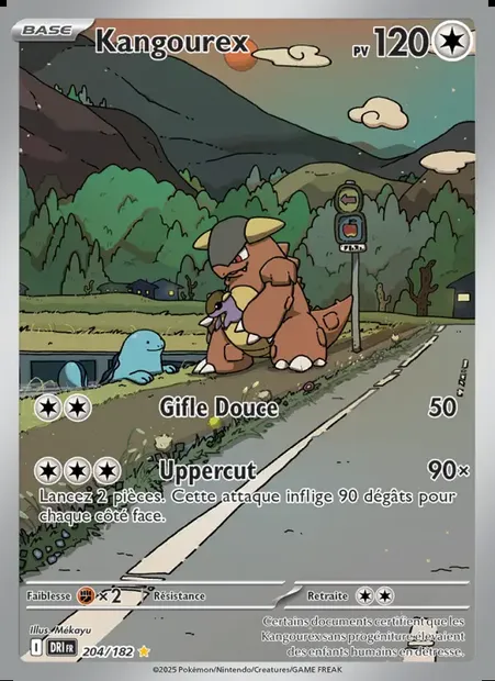 Kangourex, carte Pokémon DRI 204 — extension Rivalités Destinées