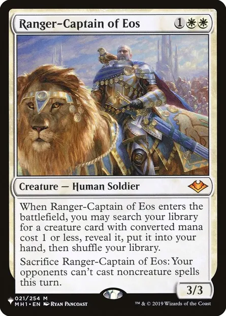 Capitaine de rangers d'Éos, carte Magic PLST MH1-21 — extension The List