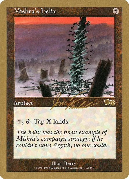 Hélice de Mishra, carte Magic WC00 jf302 — extension World Championship Decks 2000