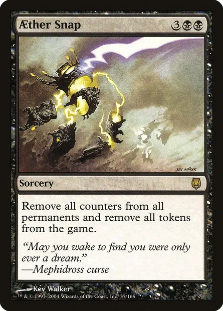 Coup d'Aether, carte Magic DST 37 — extension Sombracier