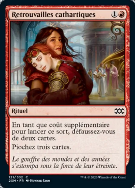 Retrouvailles cathartiques, carte Magic 2XM 121 — extension Double Masters