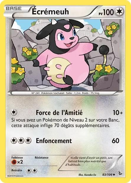 Écrémeuh, carte Pokémon FLF 83 — extension Étincelles