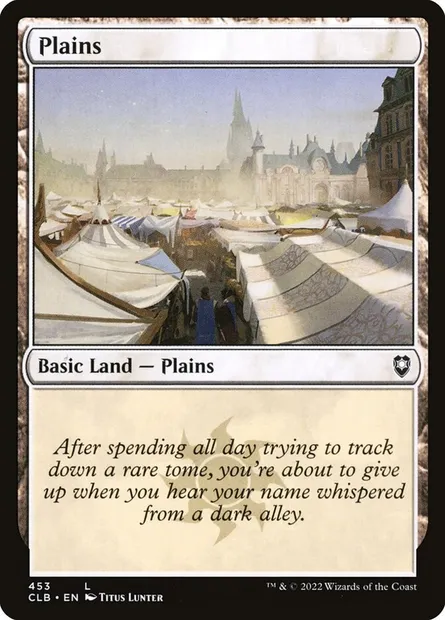 Plains, Magic card CLB 453 — Commander Legends: Battle for Baldur's Gate set