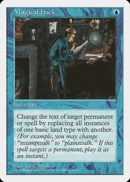 Magical Hack, Magic card 5ED 101 — Fifth Edition set