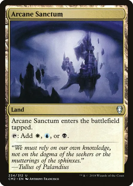 Arcane Sanctum, Magic card CM2 234 — Commander Anthology Volume II set