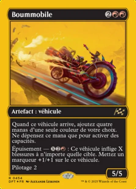 Boummobile, carte Magic DFT 454 — extension Aetherdrift