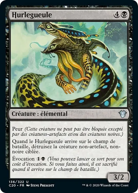 Hurlegueule, carte Magic C20 136 — extension Commander 2020