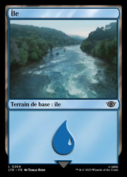 Île, carte Magic LTR 264 — extension Le Seigneur des Anneaux : chroniques de la Terre du Milieu