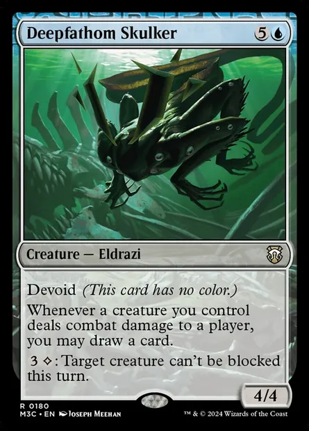Deepfathom Skulker, Magic card M3C 180 — Modern Horizons 3 Commander set
