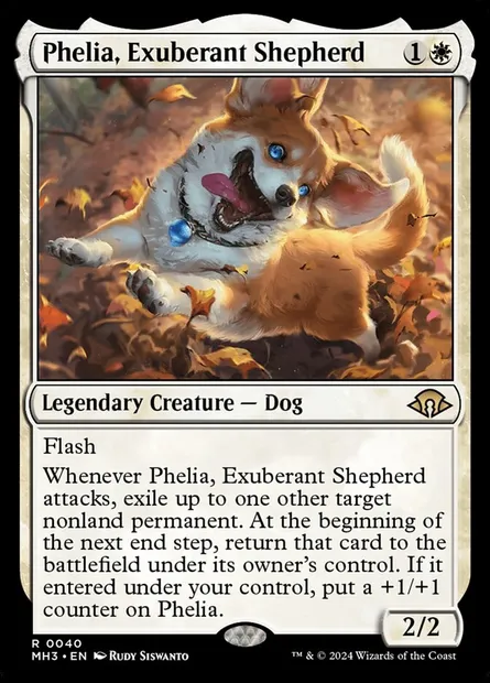 Phelia, Exuberant Shepherd, Magic card MH3 40 — Modern Horizons 3 set