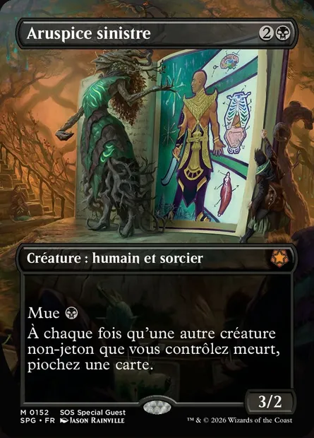 Aruspice sinistre, carte Magic SPG 152 — extension Special Guests