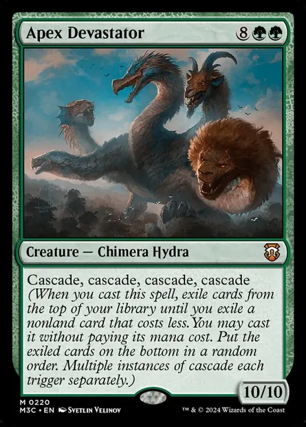 Apex Devastator, Magic card M3C 220 — Modern Horizons 3 Commander set