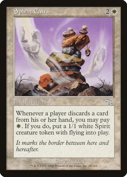 Cairn des esprits, carte Magic JUD 26 — extension Jugement