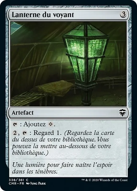 Lanterne du voyant, carte Magic CMR 338 — extension Commander Legends