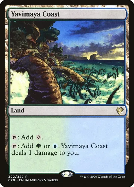 Yavimaya Coast, Magic card C20 322 — Commander 2020 set