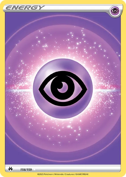 Psychic Energy, Pokémon card CRZ 156 — Crown Zenith set