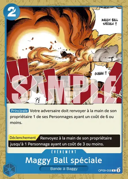 Maggy Ball spéciale, carte One Piece OP09-058 — extension LES NOUVEAUX EMPEREURS