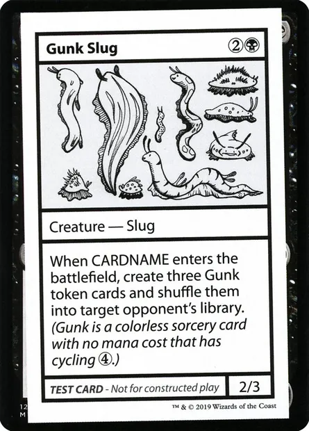 Gunk Slug, Magic card CMB2 43 — Mystery Booster Playtest Cards 2021 set